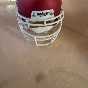 Schutt Red Football Helmet